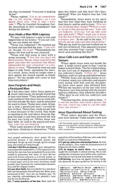 NIV, Basic Study Bible, Economy Edition, Paperback, Blue, Red Letter - Imagen 9