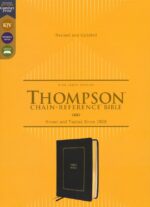 Alternative view of KJV, Thompson Chain-Reference Bible, Leathersoft, Black, Red Letter, Comfort Print