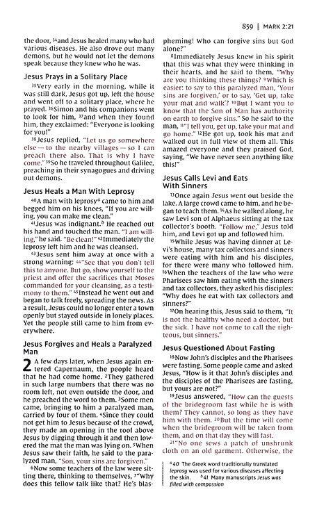 NIV, Thinline Bible, Leathersoft, Teal, Red Letter, Comfort Print - Imagen 8