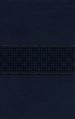 NIV, Thinline Reference Bible (Your Portable Reference Bible), Leathersoft, Navy, Red Letter, Thumb Indexed, Comfort Print - Imagen 3