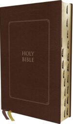 KJV, Thompson Chain-Reference Bible, Large Print, Leathersoft, Brown, Red Letter, Thumb Indexed, Comfort Print