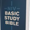 NIV, Basic Study Bible, Economy Edition, Paperback, Blue, Red Letter