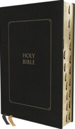 KJV, Thompson Chain-Reference Bible, Leathersoft, Black, Red Letter, Thumb Indexed, Comfort Print