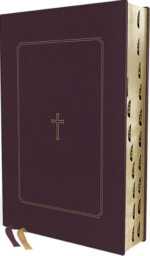 KJV, Thompson Chain-Reference Bible, Leathersoft, Burgundy, Red Letter, Thumb Indexed, Comfort Print