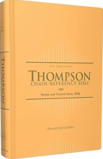 KJV, Thompson Chain-Reference Bible, Hardcover, Yellow Gold, Red Letter, Comfort Print