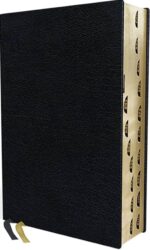 KJV, Thompson Chain-Reference Bible, Handy Size, European Bonded Leather, Black, Red Letter, Thumb Indexed, Comfort Print