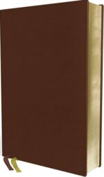 KJV, Thompson Chain-Reference Bible, Genuine Leather, Calfskin, Brown, Art Gilded Edges, Red Letter, Comfort Print