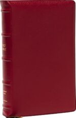 KJV, Personal Size Large Print Single-Column Reference Bible, Premium Goatskin Leather, Red, Premier Collection, Red Letter, Thumb Indexed, Comfort Print