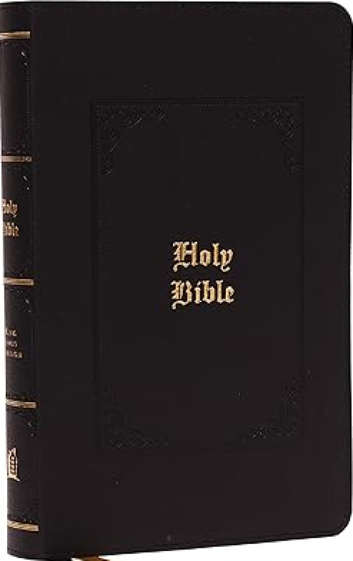 KJV, Personal Size Large Print Reference Bible, Vintage Series, Leathersoft, Black, Red Letter, Thumb Indexed, Comfort Print