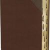 NIV, Thinline Bible, Leathersoft, Brown, Red Letter, Thumb Indexed, Comfort Print