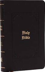 KJV, Personal Size Large Print Reference Bible, Vintage Series, Leathersoft, Black, Red Letter, Comfort Print