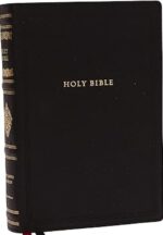 KJV, Wide-Margin Reference Bible, Sovereign Collection, Genuine Leather, Black, Red Letter, Comfort Print