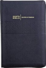 Biblia de Promesas Reina Valera 1960 - Letra Gigante - Imitación Piel - Negro Con Cierre