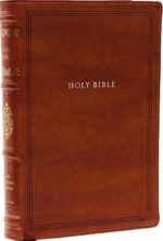 KJV, Wide-Margin Reference Bible, Sovereign Collection, Leathersoft, Brown, Red Letter, Comfort Print