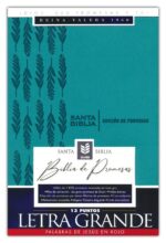 Alternative view of Santa Biblia de Promesas Reina Valera 1960 Letra Gigante  Piel Especial Con Cierre  Turquesa