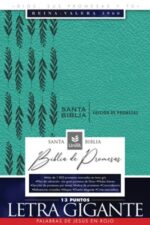 Alternative view of Santa Biblia de Promesas Reina Valera 1960  Letra Gigante  Piel Especial Con Índice Y Cierre  Turquesa