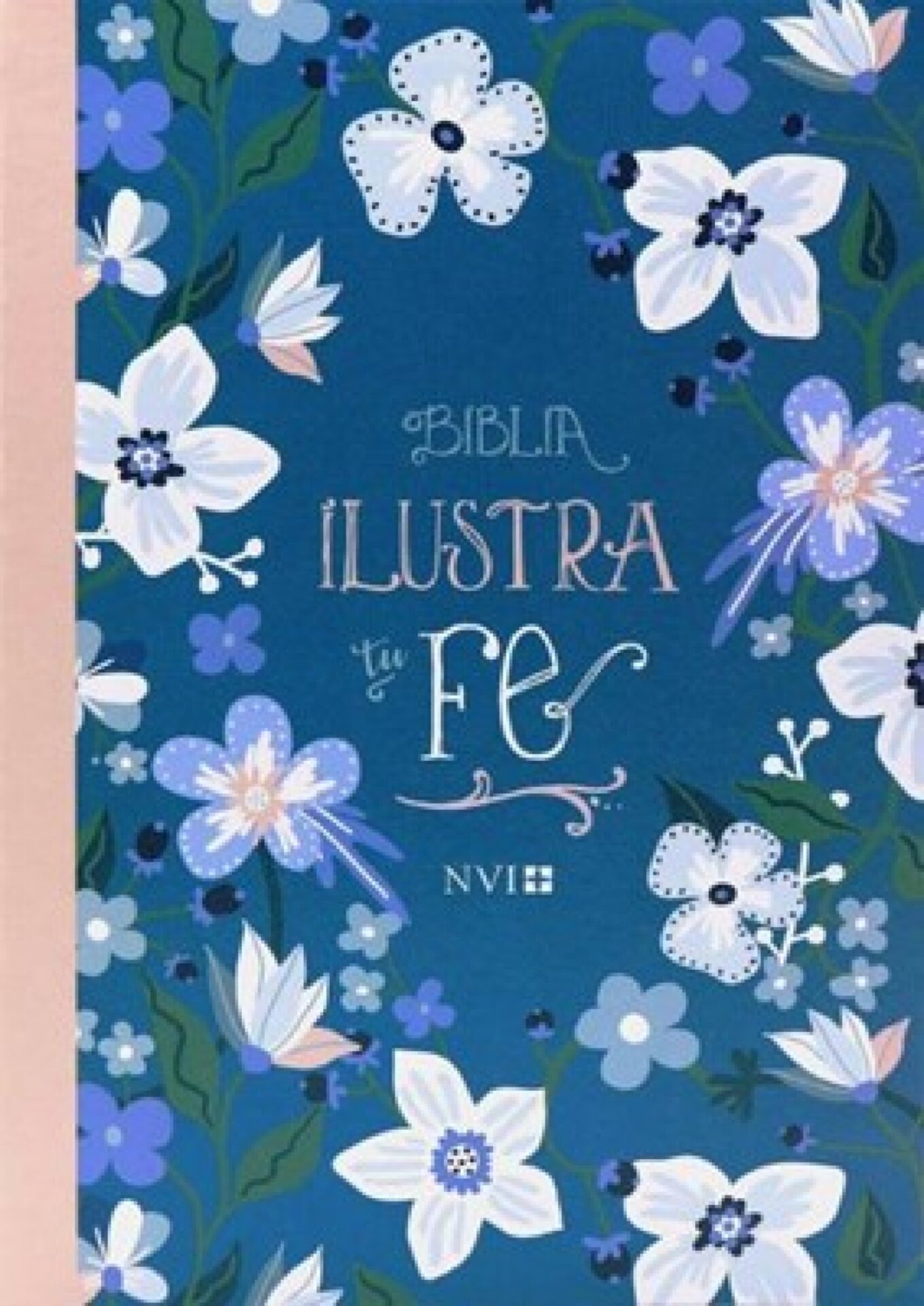 Biblia NVI Ilustra Tu Fe Imitación Piel Azul