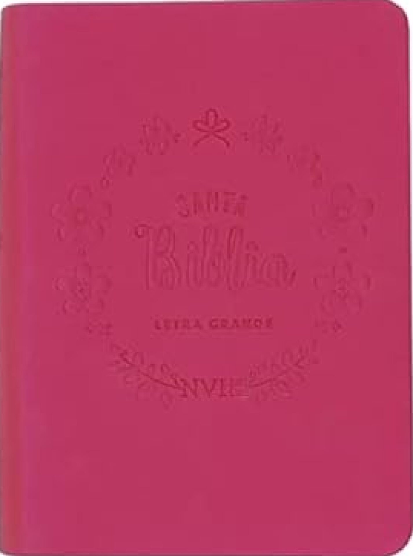 Biblia NVI Edición Bolsillo Letra Grande - Tapa Blanda Fucsia Tornasolado