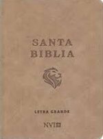 Biblia NVI Edición Bolsillo Letra Grande - Tapa Blanda Marrón Claro