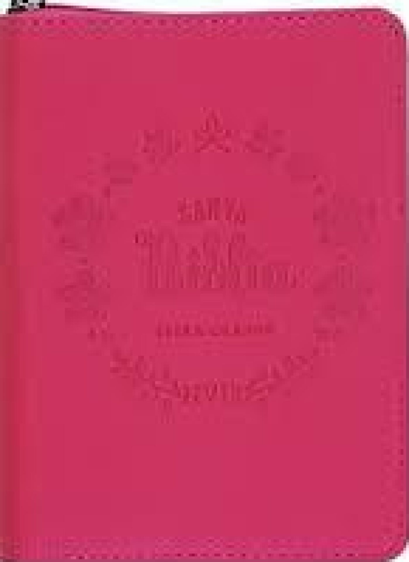 Biblia NVI Edición Bolsillo Letra Grande - Tapa Blanda Fusia Tornasolado con Cierre