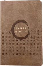 Biblia NVI Ultrafina  Imitación Piel Marrón con Cierre