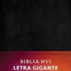 Biblia NVI  Letra Gigante  Imitación Piel Negro