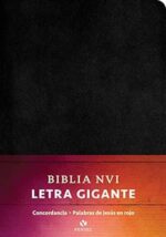 Biblia NVI  Letra Gigante  Imitación Piel Negro