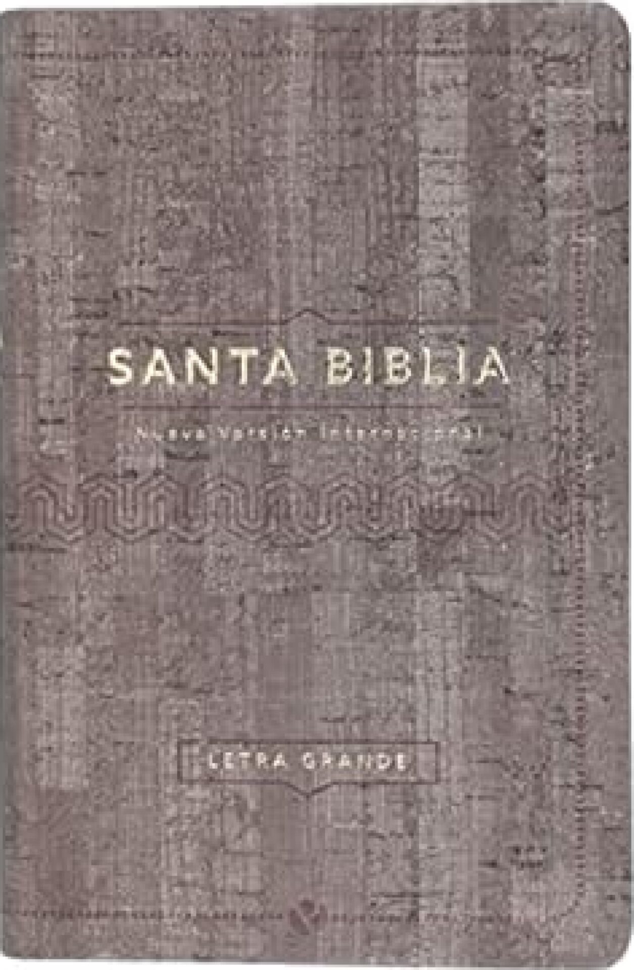 Biblia NVI Letra Grande Tamaño Manual - Cuero Ecológico Madera
