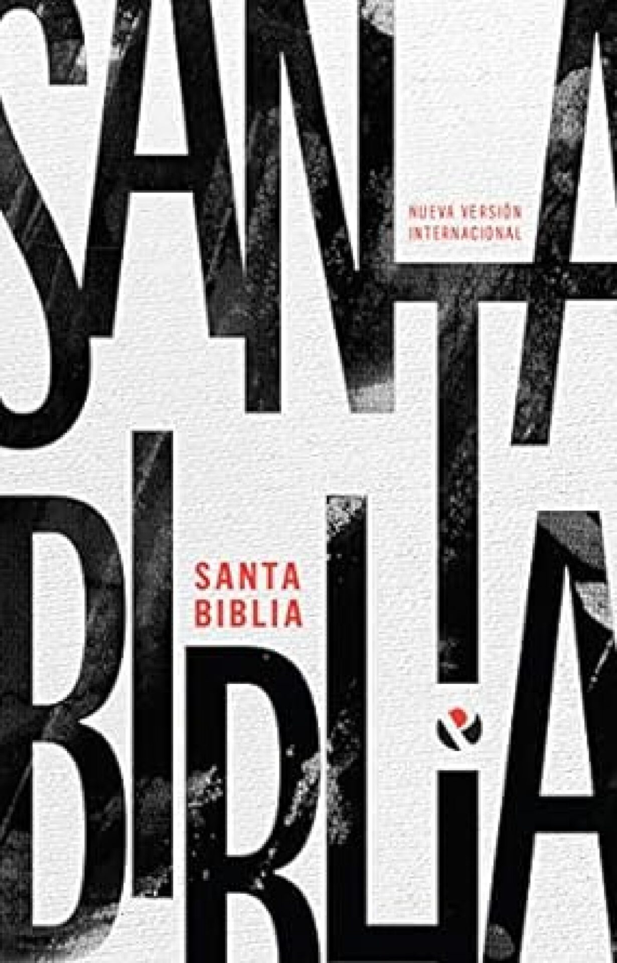 Biblia NVI Ultrafina - Tapa Blanda Blanco y Negro Tamaño Manual