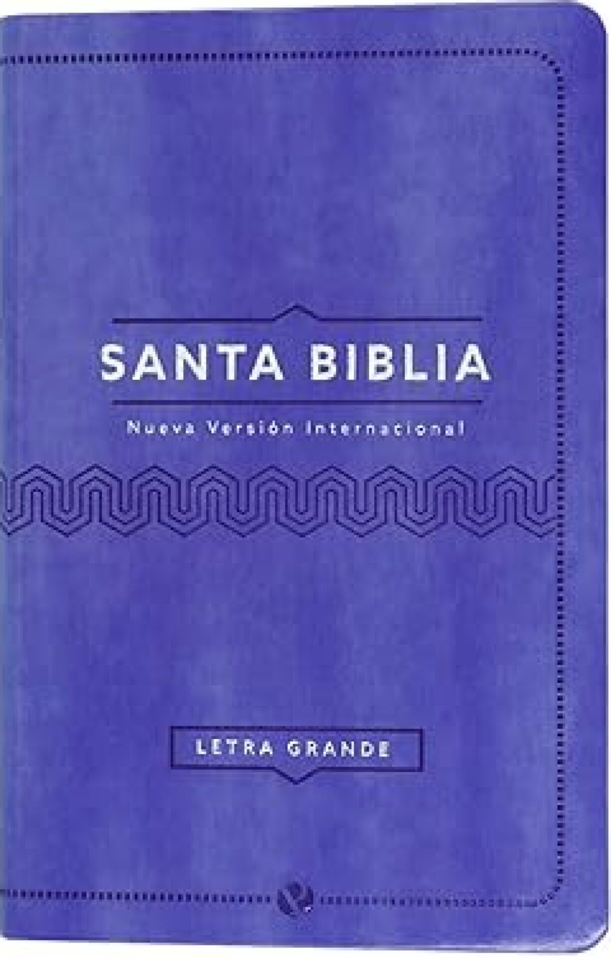 Biblia NVI Letra Grande Tamaño Manual - Cuero Ecológico Lila