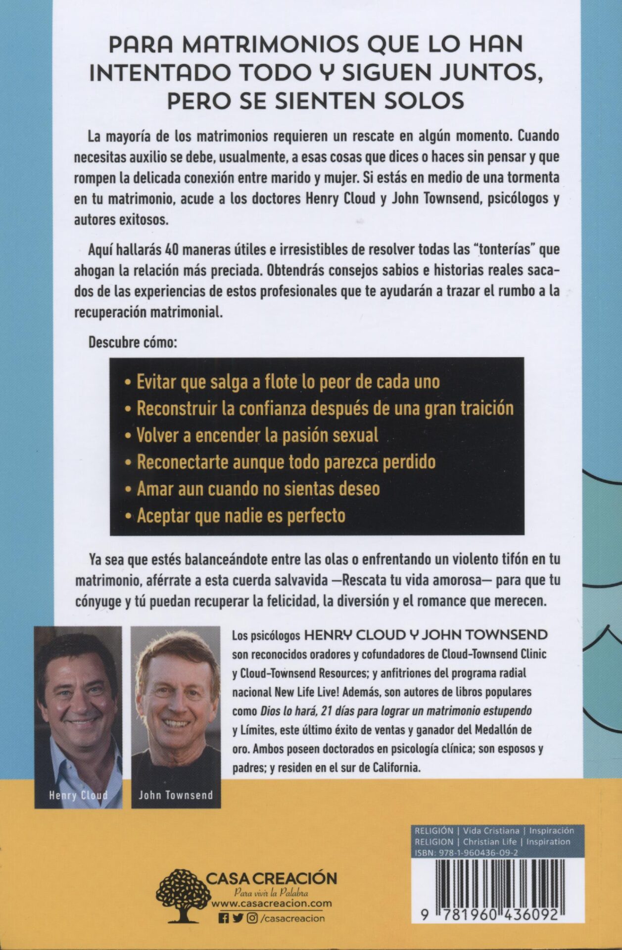 Rescata Tu Vida Amorosa - Tapa Blanda - Henry Cloud y John Townsend - Imagen 5