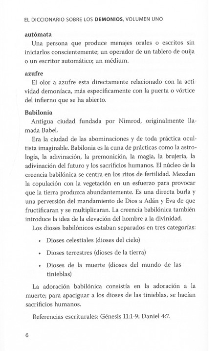 El Diccionario Sobre Los Demonios Vol. 1 - Tapa Blanda - Kimberly Daniels - Imagen 9