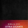 Biblia NVI Letra Gigante Imitación Piel Negra