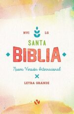 Biblia NVI Letra Grande Tapa Blanda Acuarela