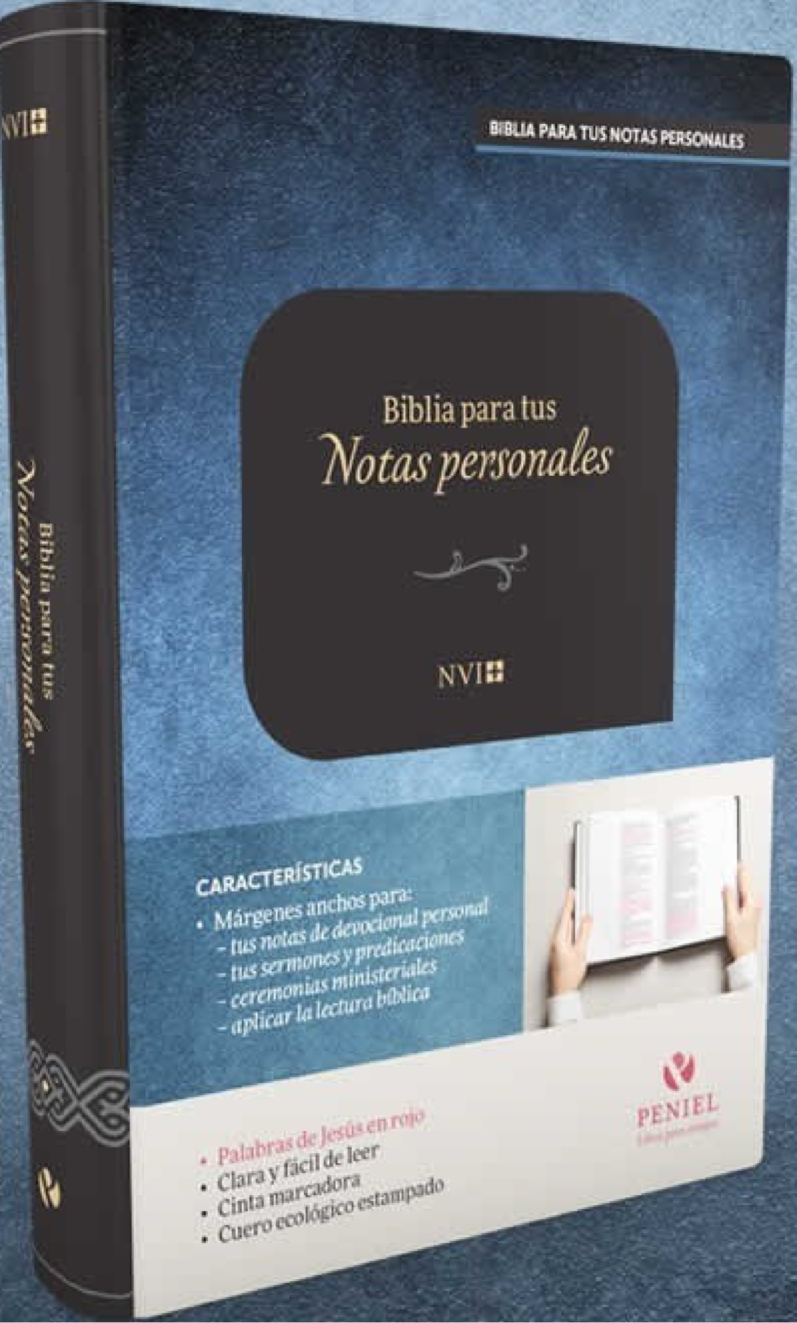Biblia NVI Para Tus Notas Personales Imitación Piel Negro