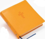 RVR 1960 Biblia QR Principios Para Vivir - Imitación Piel Naranja