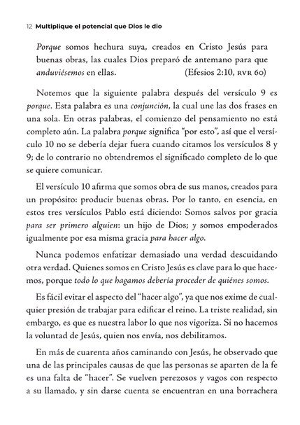 Multiplique El Potencial Que Dios Le Dio - Tapa Blanda - John Bevere - Imagen 9