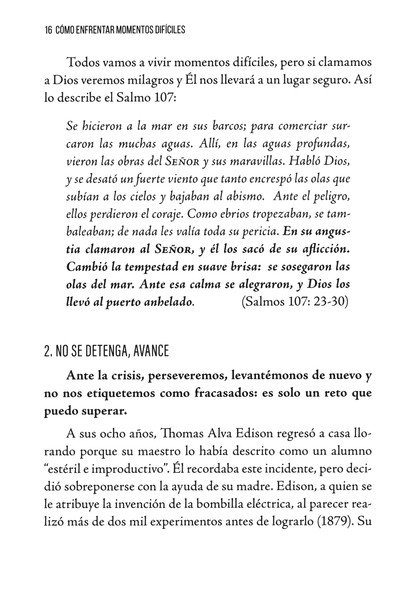 Cómo Enfrentar Momentos Difíciles - Tapa Blanda - Sixto Porras - Imagen 10