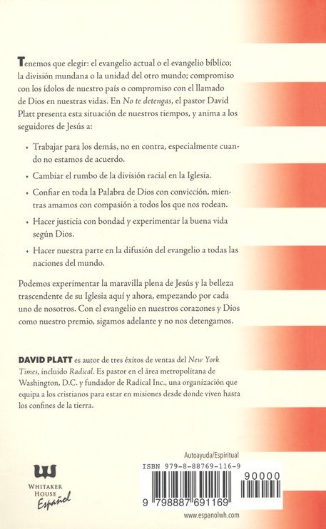 No Te Detengas - Tapa Blanda - David Platt - Imagen 11