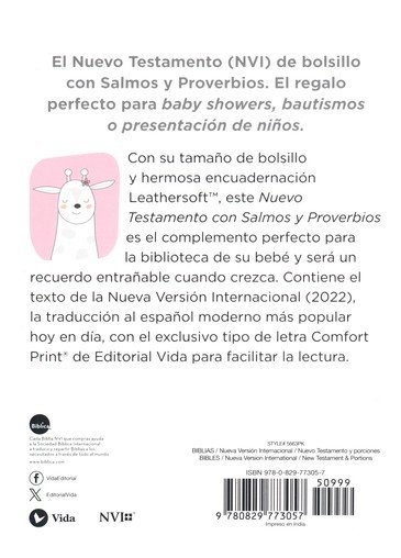 NVI, Nuevo Testamento De Bolsillo, Con Salmos Y Proverbios, Revisión 2022, Tapa Blanda, Rosado - Imagen 10