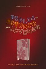 Alternative view of RVR60, Biblia de Estudio para Jóvenes, Imitación Piel Oro Rosa, Palabras de Jesús en Rojo, Comfort Print