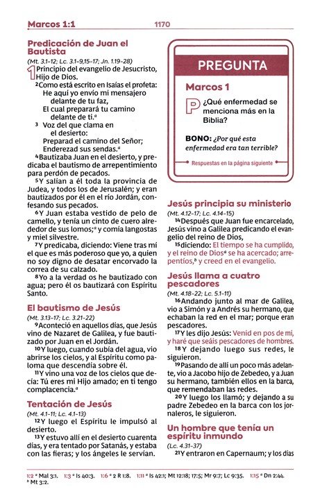 RVR60, Biblia de Estudio para Jóvenes, Imitación Piel Oro Rosa, Palabras de Jesús en Rojo, Comfort Print - Imagen 8