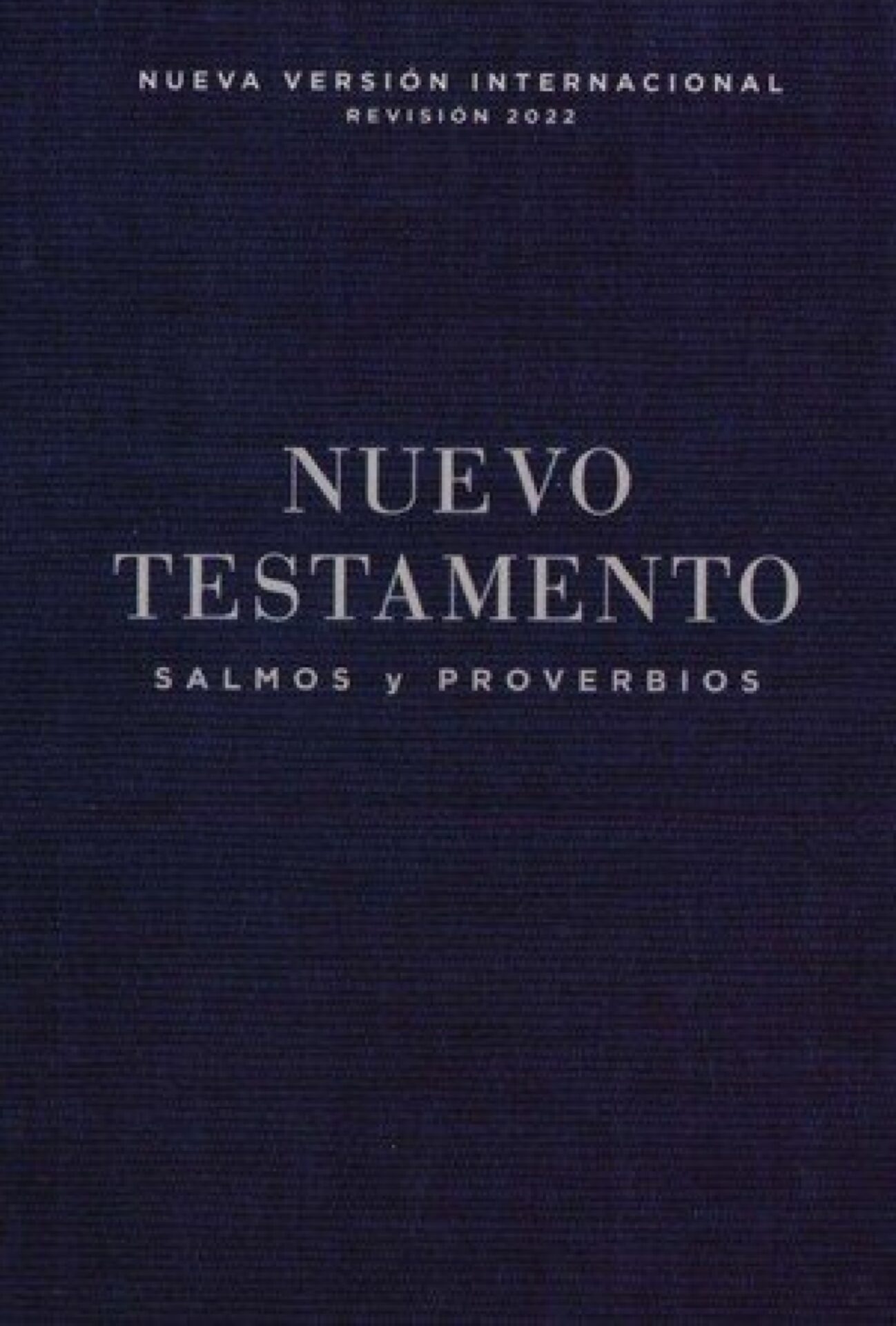 NVI, Nuevo Testamento De Bolsillo, con Salmos y Proverbios, Revisión 2022, Tapa Blanda, Azul Añil