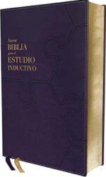 NBLA, Nueva Biblia Para El Estudio Inductivo, Imitación Piel, Interior a Dos Colores, Morado, Comfort Print