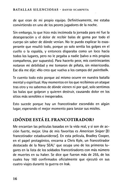 Batallas Silenciosas - Tapa Blanda - David Scarpeta - Imagen 5