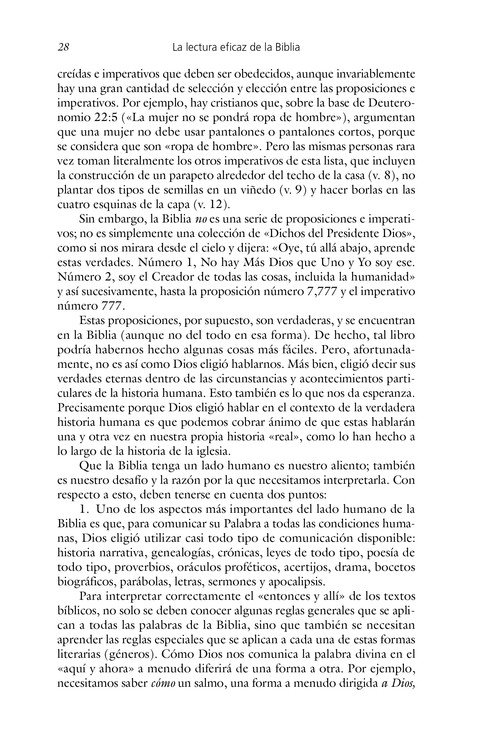 La Lectura Eficaz De La Biblia - Tapa Blanda - Gordon D. Fee y Douglas Stuart - Imagen 9