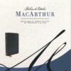 NBLA Biblia de Estudio MacArthur Piel Negro Interior a dos colores