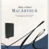 NBLA Biblia de Estudio MacArthur Piel Negro Interior a dos colores - Imagen 2