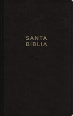 NBLA, Santa Biblia, Ultrafina, Letra Grande, Imitación Piel Negro, Palabras de Jesús En Rojo, Con Cierre