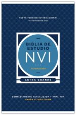 Alternative view of NVI, Biblia de Estudio Actualizada, Revisión 2022, Letra Grande, Tapa Dura, Interior A Color, Palabras de Jesús en Rojo, Comfort Print